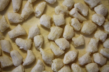 Gnocchi di patate fatti a mano.