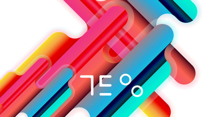 Abstract liquid lines geometric background