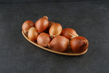Fresh Red onion stock photo