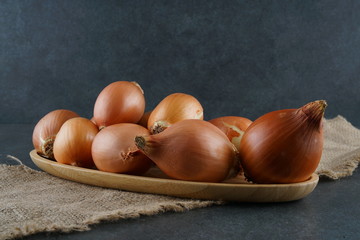 Fresh Red onion stock photo