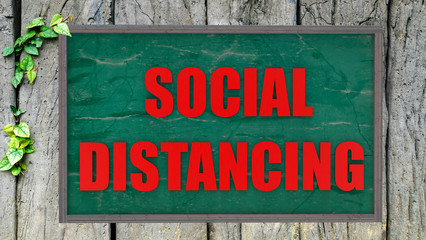 Obraz premium 3d rendering of Social distancing, keep distance in public society people to protect COVID-19 coronavirus outbreak spreading concept