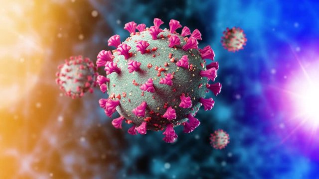 Coronavirus Genetic Mutation COVID-19 illustration 3D rendered 4K video of alteration in the nucleotide sequence of the genome of a virus. (SARS-CoV-2) 2019-nCoV