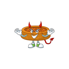A picture of devil peanut cookies cartoon character design
