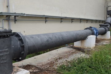 Big pipe in province waterworks.