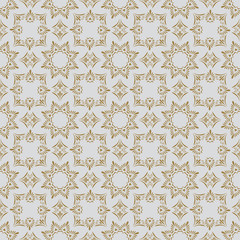 beautiful traditional seamless pattern in royal texture. premium vector illustration. ethnic Indian, turkish and arabic motifs.