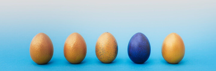 Colorful easter eggs.