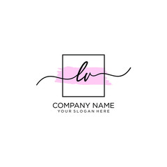 ,  initial Handwriting logo vector templates