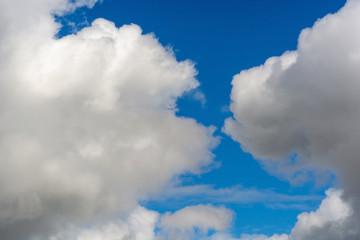 blue sky with clouds