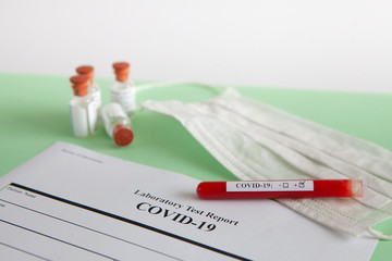 World coronavirus epidemic concept. Pandemic COVID-19, 2019-nKoV. Coronavirus vaccine testing....
