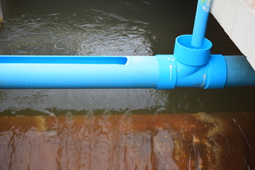 Alum feeding one part in province waterworks.