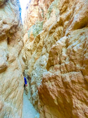 The rock canyon at Dahab, Sinai, Egypt