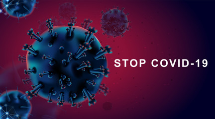 Fototapeta premium Coronavirus-2019 concept for asian flu outbreak and coronavirus influenza, dangerous flu cases pandemic