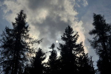 Obraz premium cloudy sun