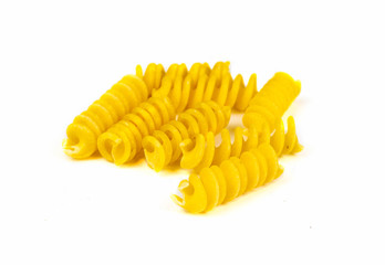 gelbe Fusilli Hartweizengries Ei