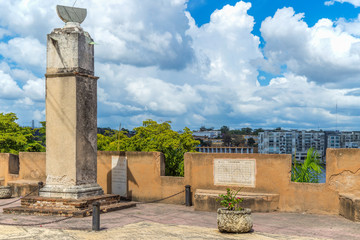 Fototapeta na wymiar El Reloj del Sol, Santo Domingo, Dominican Republic