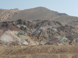 Dried Mountains Surrounding Death Valley in California