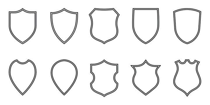 Shield Outline Images – Browse 517,371 Stock Photos, Vectors, and Video |  Adobe Stock
