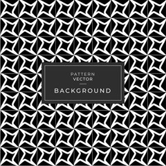 Vector seamless geometric pattern creative texture. Abstract monochrome background