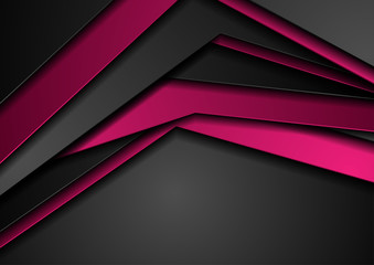 Black and purple abstract concept corporate background. Vector digital art design