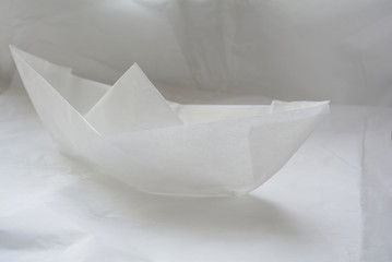 origami paper boat