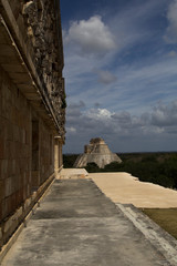 the pyramid of the fortune teller of Uxmal