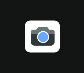 camera icon vector, camera logo vector illustration