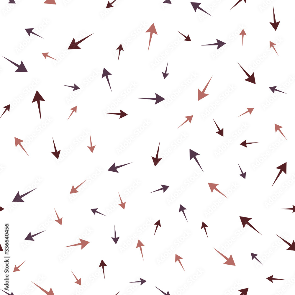 Poster seamless vector pattern with different arrows. modern cursor illustration