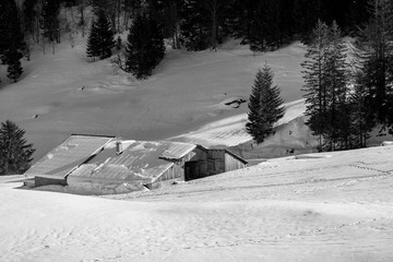 old house in the mountains