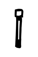 Test tube blood test. Medical analysis.