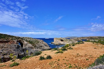 Comino - the smaller sister of Malta, known mostly because of the famous Blue Lagoon; the island is worth of spending there one day walking around admiring crystal water and amazing views.