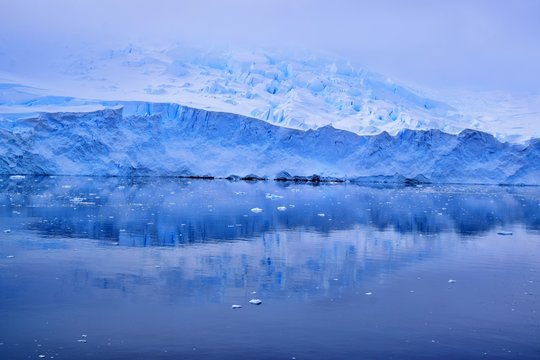 Paradise Bay Reflection , Antarctica 