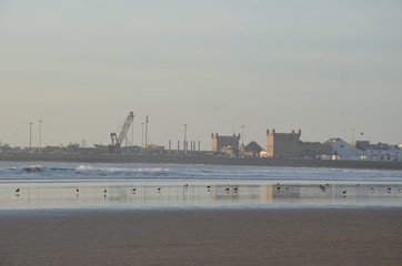 
Beautiful sunset at Essaouira, Morocco. Essaouira is a port city and resort on Morocco’s...