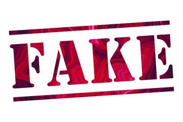 fake Vector stamp. White isolated