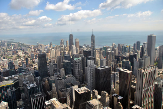 Vista a&eacute;rea de la ciudad de Chicago, Estado Unidos