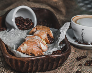 cannoli and coffee