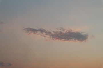 Colorful sky and clouds for background.