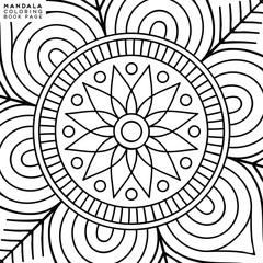 Mandala Coloring Illustration