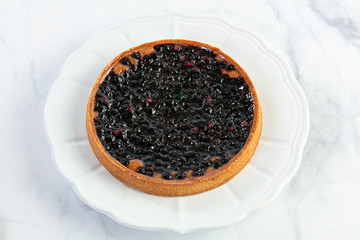 Delicious blueberry tart