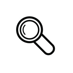 Magnifying icon template 