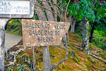 Madeira Laveda information board