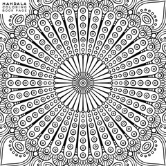 Mandala Coloring Illustration