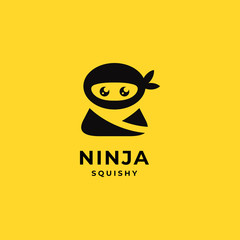 Fun ninja logo, with a squishy feel