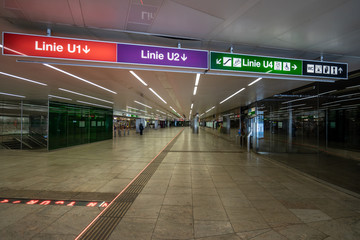 Metro station in Vienna