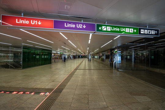 Metro station in Vienna