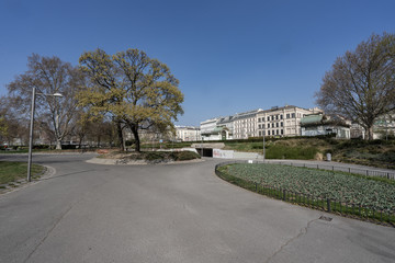 Karlsplatz square in Vienna, Austria