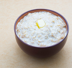 rice porridge with butter