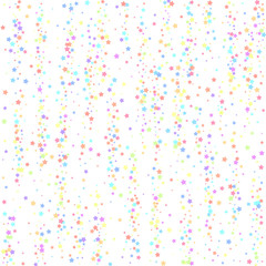Festive confetti. Celebration stars. Colorful star