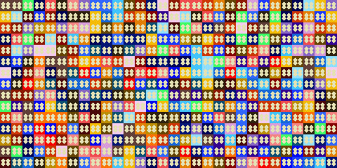 Fototapeta premium Colorful Geometric background for your design. Template for design, banner, flyer, business card, poster, wallpaper, brochure, smartphone screen, mobile app