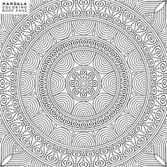 Mandala Coloring Illustration