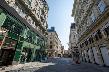 Obraz premium Vienna buildings in spring